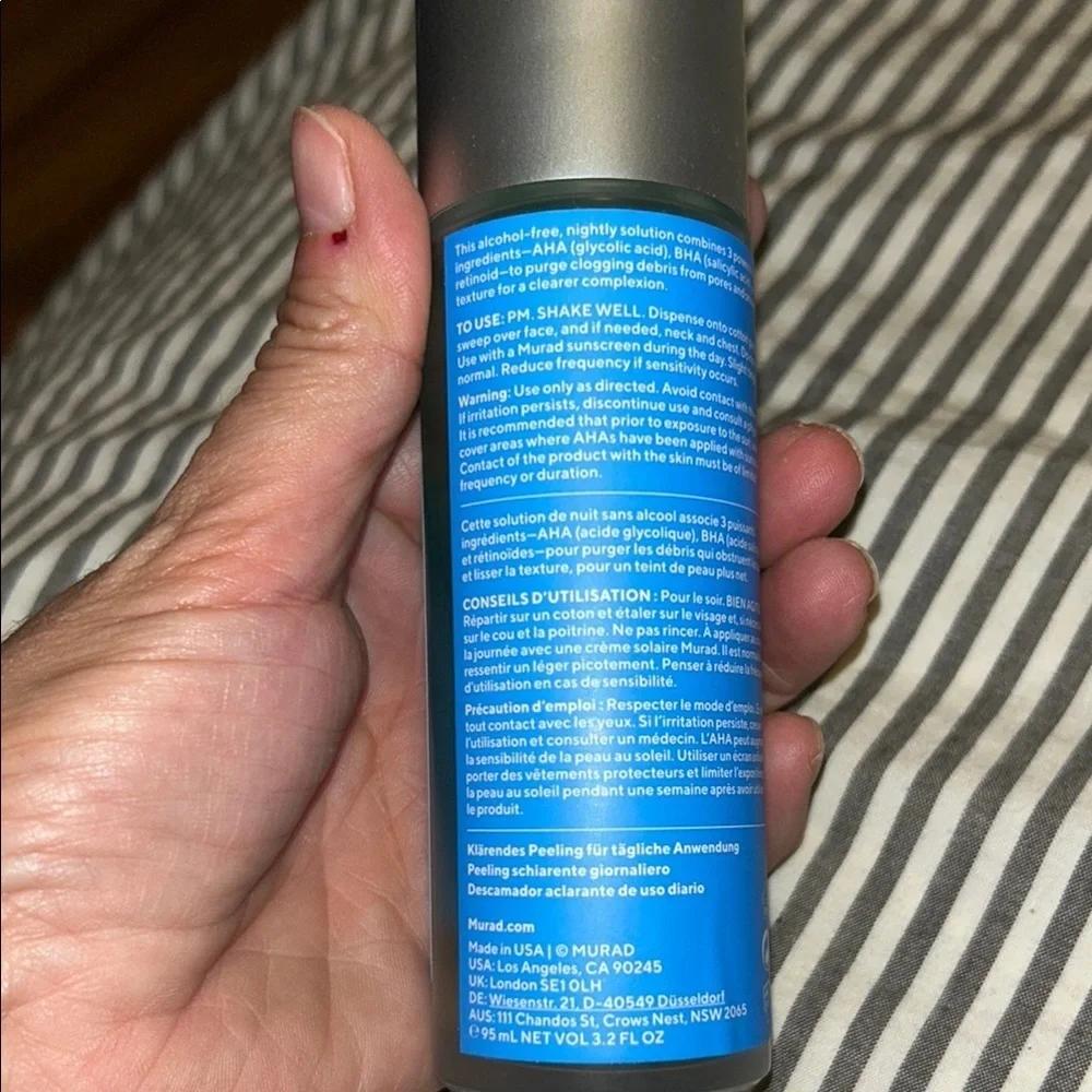 NEW 🆕 Murad Blue Skincare Peel